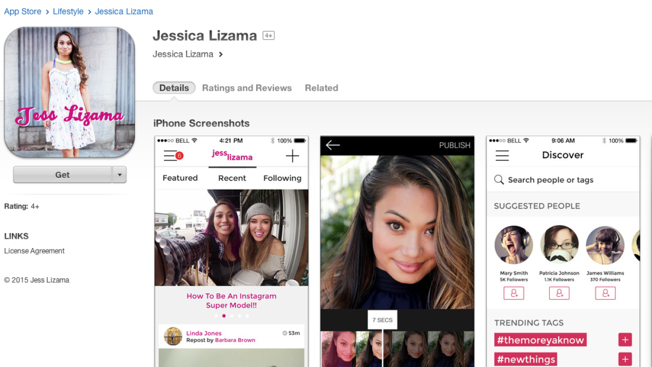 JessLizama App wahoo!