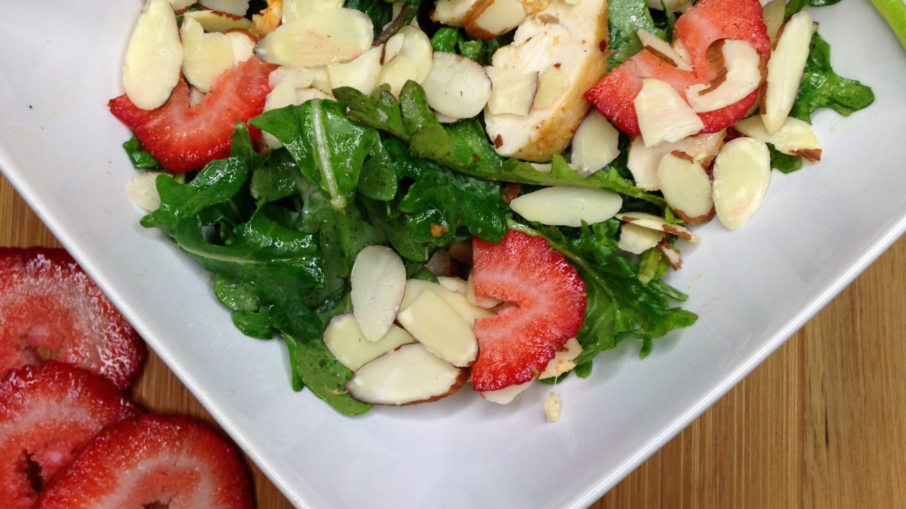 Strawberry Almond Salad